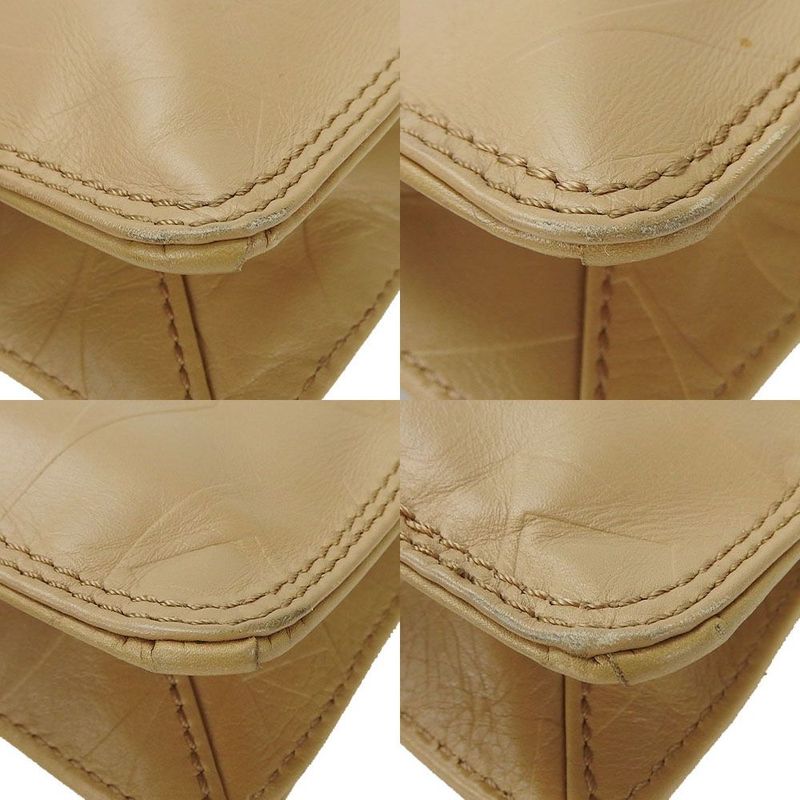 Chanel Shoulder Bag Crossbody Cocomar Cles Leather Cocomar Cles Leather 6 Beige