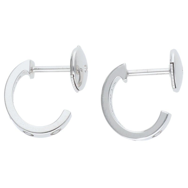 Cartier LOVE 18K White Goldearrings Men's