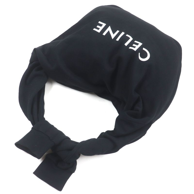 Celine 11020 2EKO Medium Sweat BAG Medium Sweat Bag Logo Print Cross Bag
