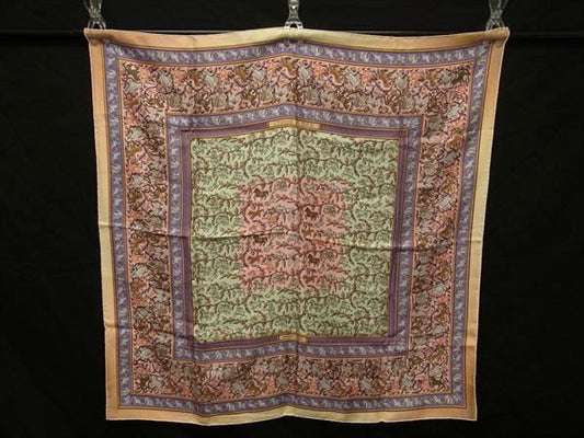 Pattern Hermes Chasse EN INDE [hunting In India] Carré 90 100% Silk Large