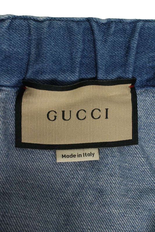 Gucci 753107 Xdclx Logo Embroidered Half Pants Men's 44
