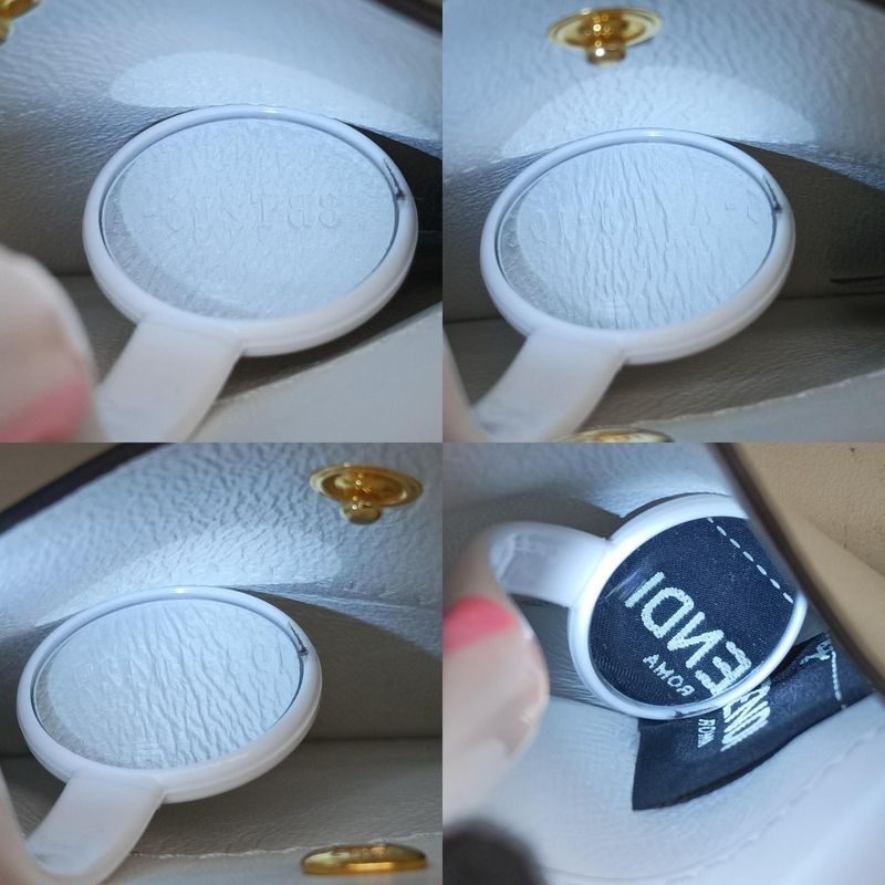 Fendi Cannayf White PVC Coated Canvas 8bt2868bt286a7t519810429