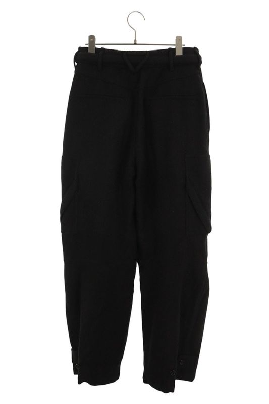 Bottega Veneta 682164 V18i0 Belted Wool Cargo Long Pants Men 44