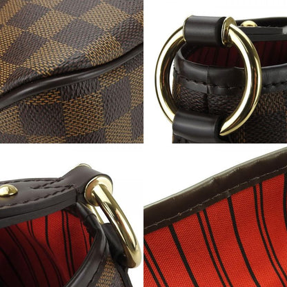 Louis Vuitton Shoulder Bag Delightful PM N41459 Damier Ebène Brown Gold