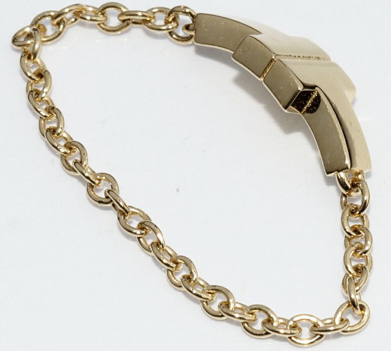 Tiffany & Co Ring 18K Yellow Gold TTWO Chain Ring
