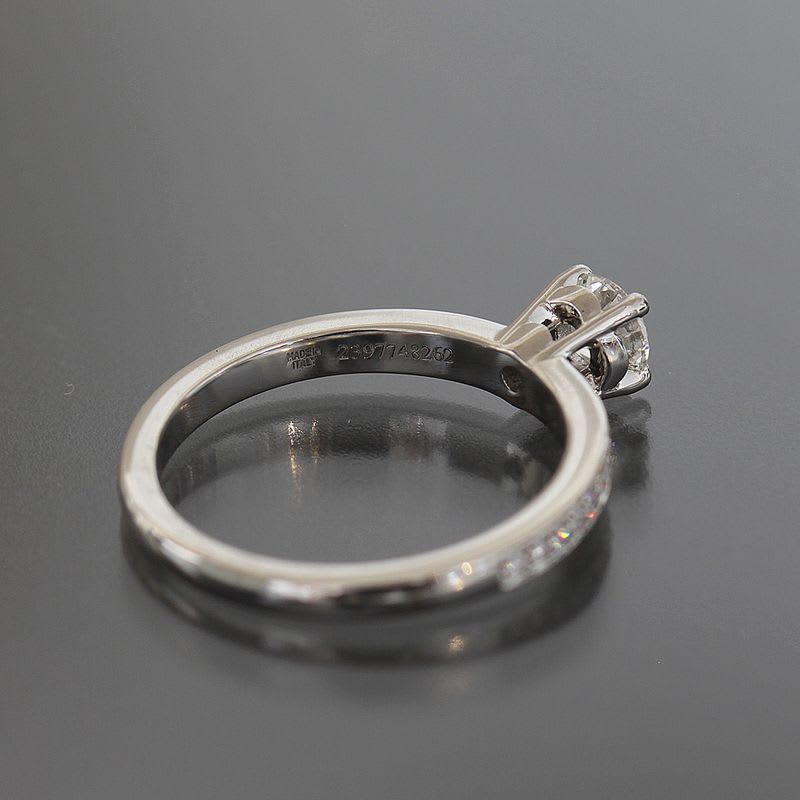 Bvlgari Rome Amor Diamond 0.3 CT Ring No 6 Pt950 Box Gallery E1366