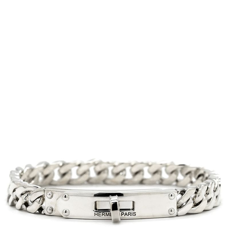Hermes Bracelet Kelly Grumet TPM Silver 925 Silver XS Ag925 Chain H120439b [box