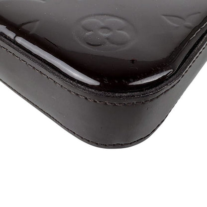 Louis Vuitton Chain Wallet Crossbody Shoulder Bag Monogram Vernis Pochette