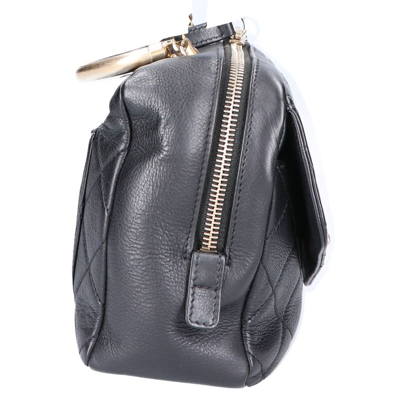 Chanel 27th Top Handle Matelasse 2WAY Handbag Chain