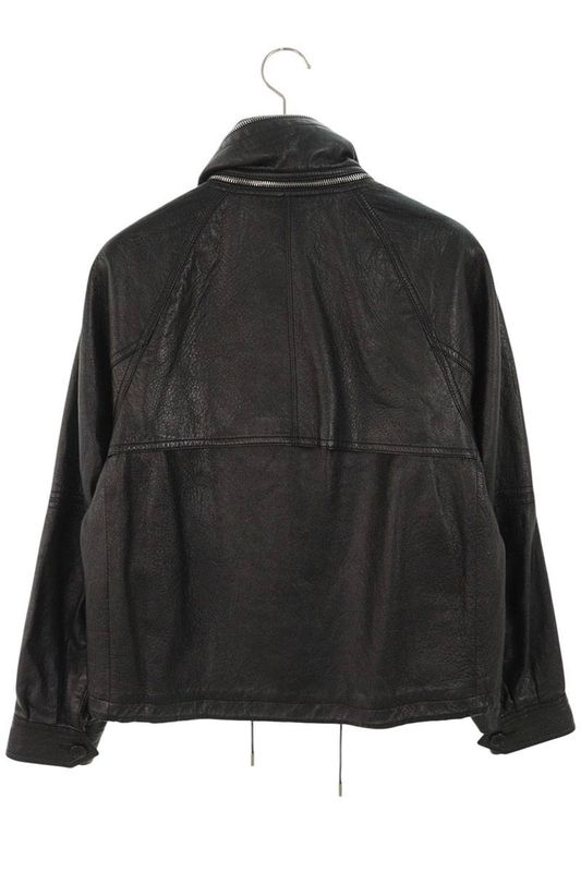 Saint Laurent Paris 458015 Y5qq2 Hooded Biker Leather Jacket Women's F38