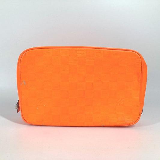 Louis Vuitton Pouch Trousse Toilette N23348 Damier Infini Leather Orange