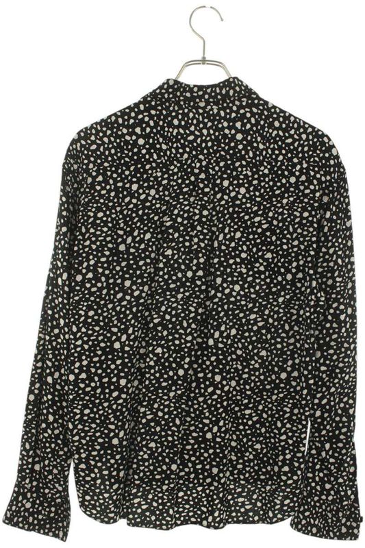 Saint Laurent Paris 20SS 520149 Y1a78 Total Rayon Splatter Long Sleeve Shirt