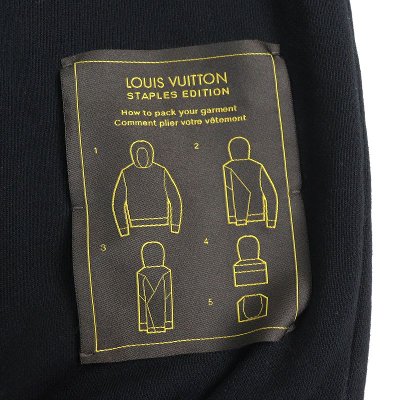 Louis Vuitton 21SS Staples Edition 100% Cotton Logo Hardware Pullover Hoodie