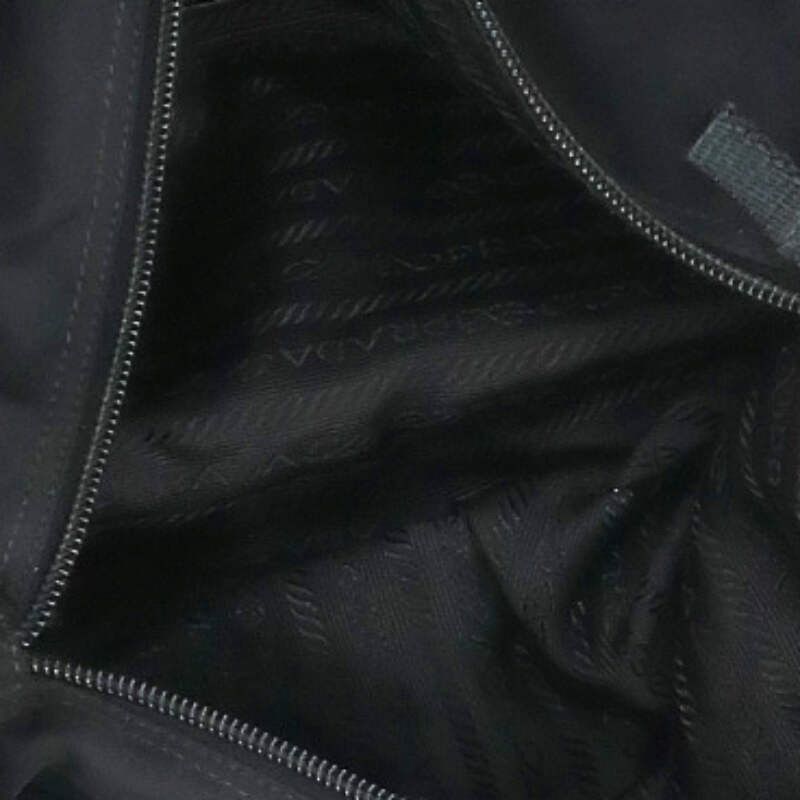 Prada Bt6671 Triangle Logo Plate Nylon Shoulder Bag For Men