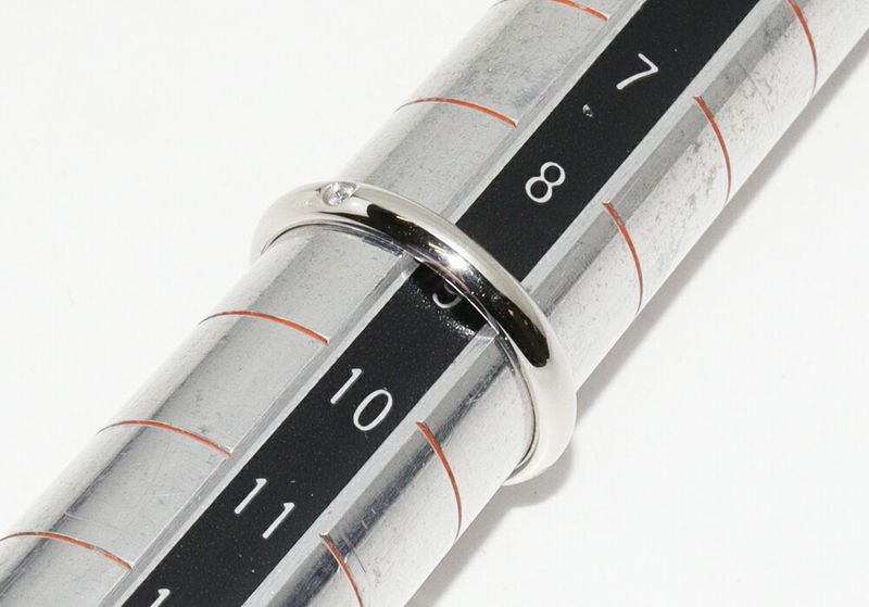 Cartier Ring Pt950 Diamond 1P (001ct) Classic Wedding Ring 1895 Wedding Ring