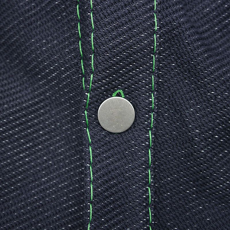 Bottega Veneta Overlock Stitch Jacket 688850 46 Navy