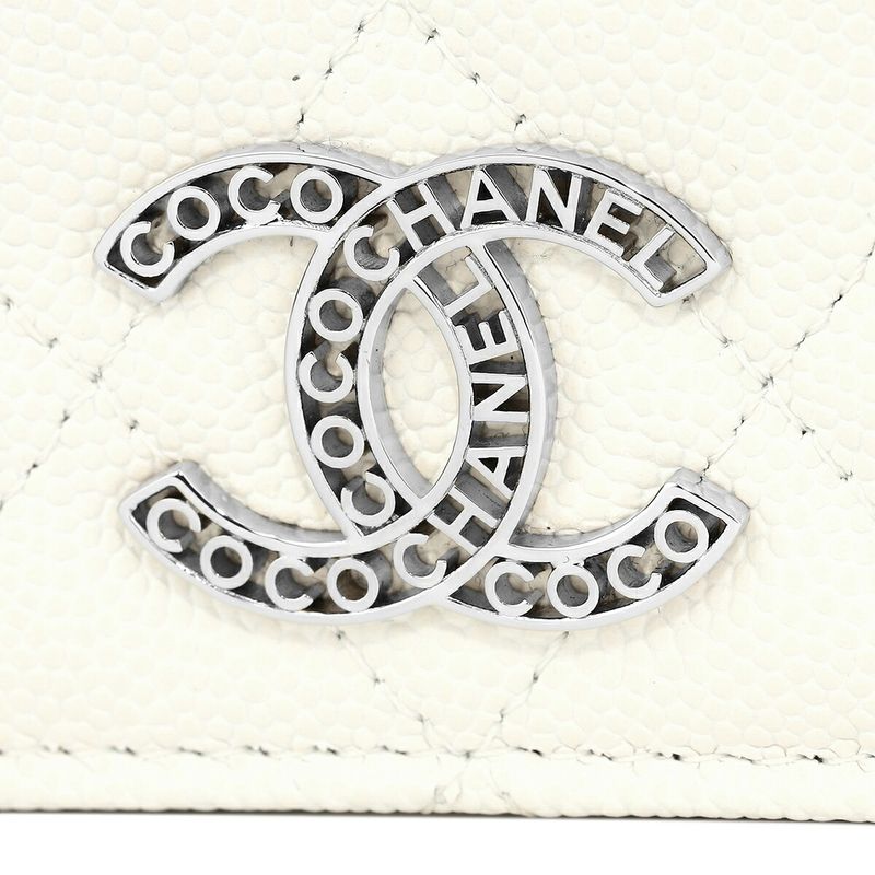 Chanel Bifold Wallet Small FLAP Wallet White