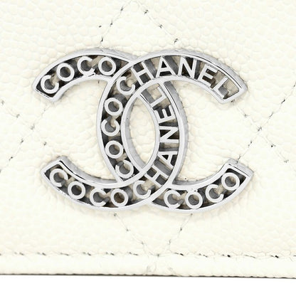 Chanel Bifold Wallet Small FLAP Wallet White