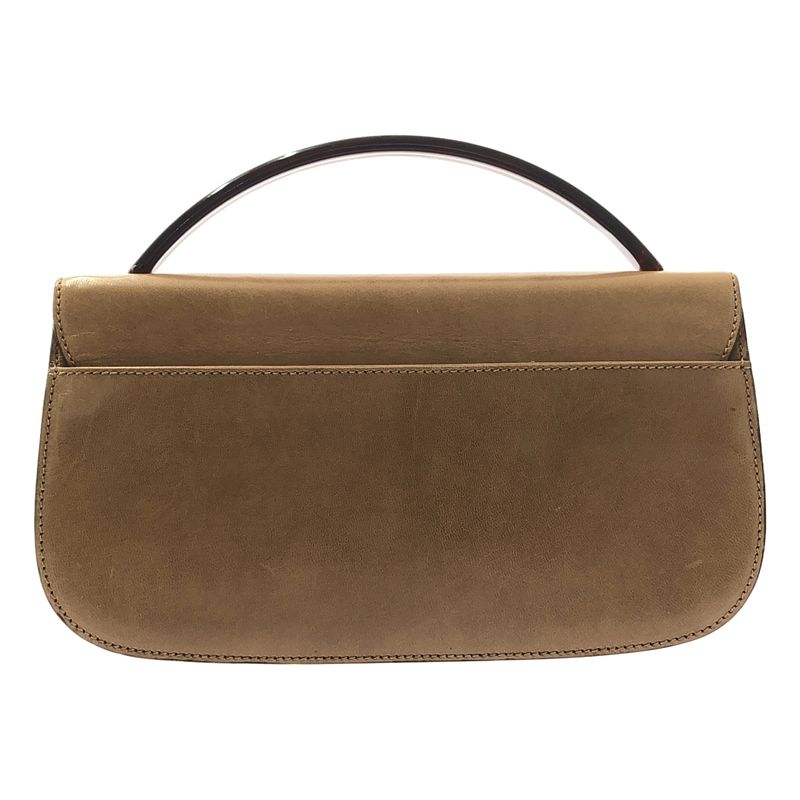 Prada - Madras Bachel Leather Logo Flap Handbag - Cammello - Women