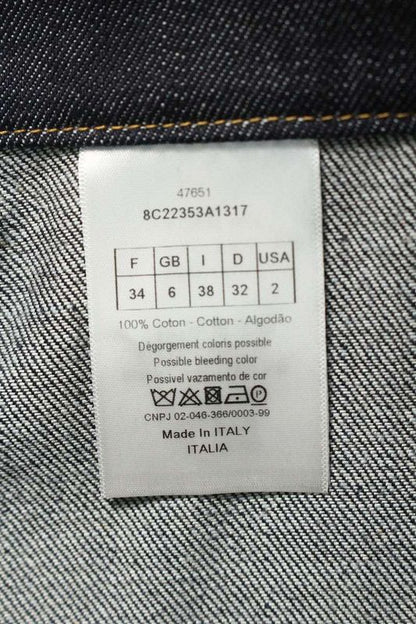 Christian Dior 8c22353a1317 Denim Skirt Women 34