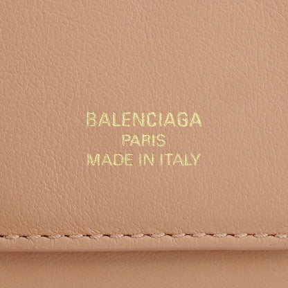 Balenciaga Trifold Wallet Envelope Beige