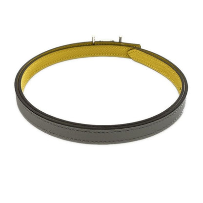 Hermes Belt 75 Ancre / Chaine D'ancre Blue Glacier / Jeanne De Naples Silver