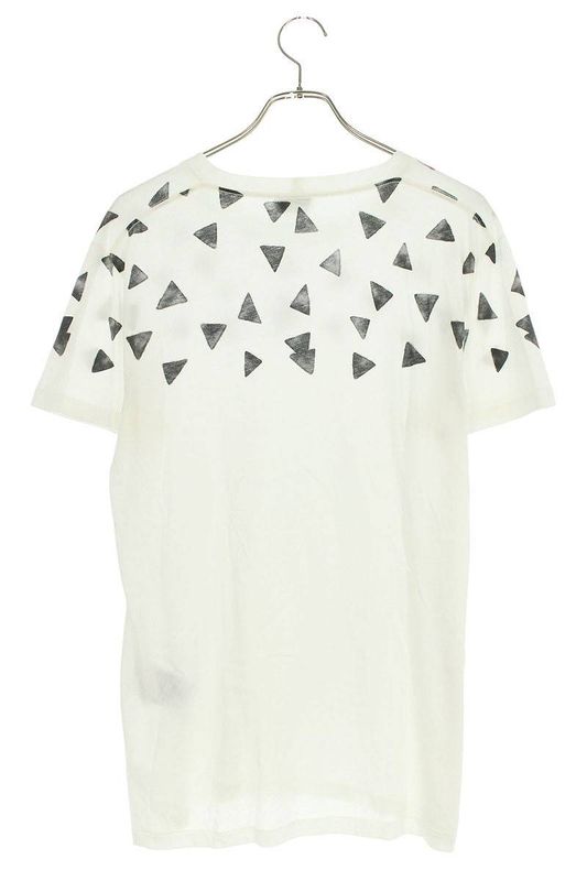 Saint Laurent Paris 412148 Y2pj1 Triangle Print T-shirt Men's S