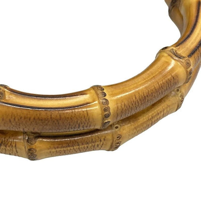 Gucci Bamboo Shopper Tote Bag 323660 Black Leather