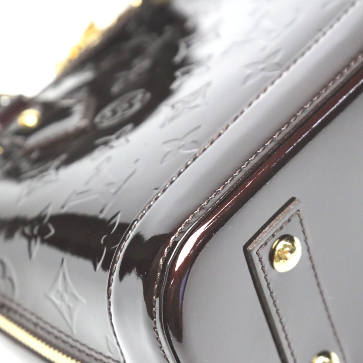 Louis Vuitton Monogram 2-Way Alma BB Handbag Amarante