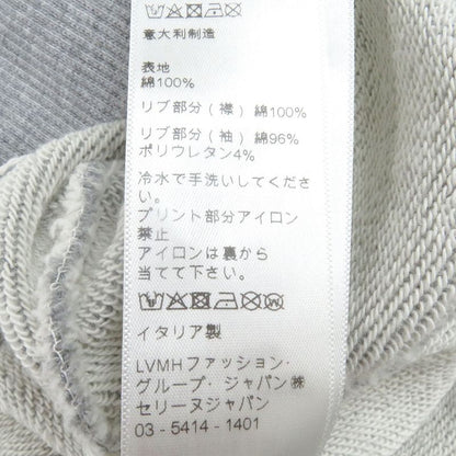 Celine 2y340052h Sleeve Chamois Pattern Studded Docking Design Sweatshirt Grey