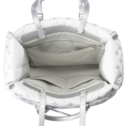 Louis Vuitton Tote Bag On The Go MM Frost/silver