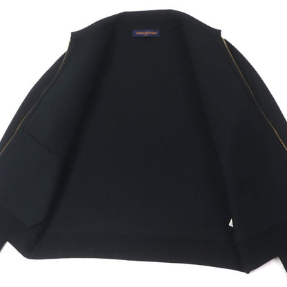 Louis Vuitton 25SS 1afyej Embossed Technical Wool Zip-up Jacket Blouson Black
