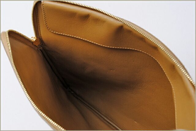 Celine Brand Bag Preowned Clutch Pouch Clutch Bag Ipad Case Bicolor Red Camel
