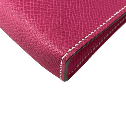 Hermes Handbag Tiny Kelly Rose Tillian Outside Stitching/silver Hardware