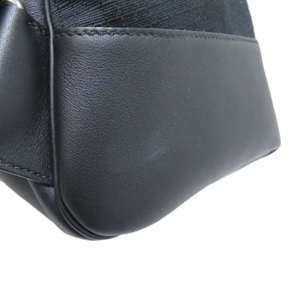 Hermes Allback Silver Hardware Backpack Daypack Canvas Calf Women