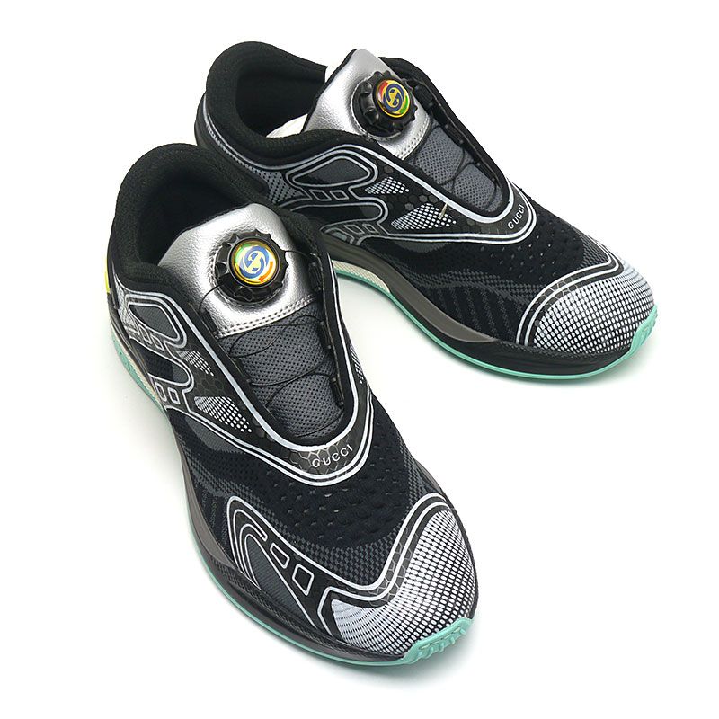 Gucci Ultrapace R Low Cut Sneakers 36 Black