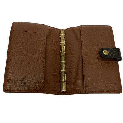 Louis Vuitton Monogram Agenda PM Notebook R20052 Brown