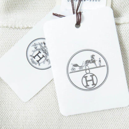 Hermes 22AW 2h2704dn 100% Wool Silk Long Length Knitted Cardigan With Bell