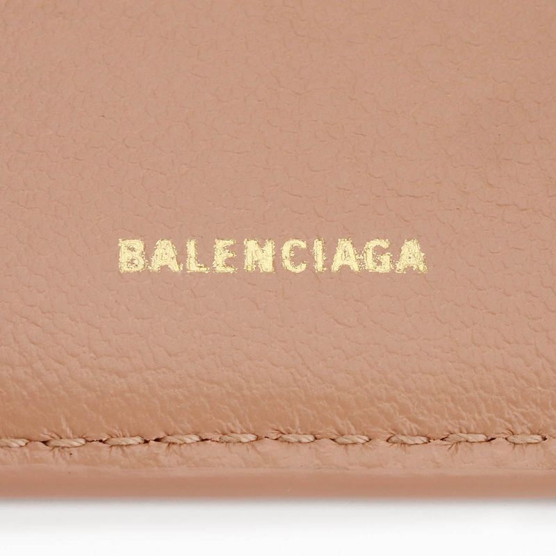 Balenciaga Trifold Wallet Envelope Beige