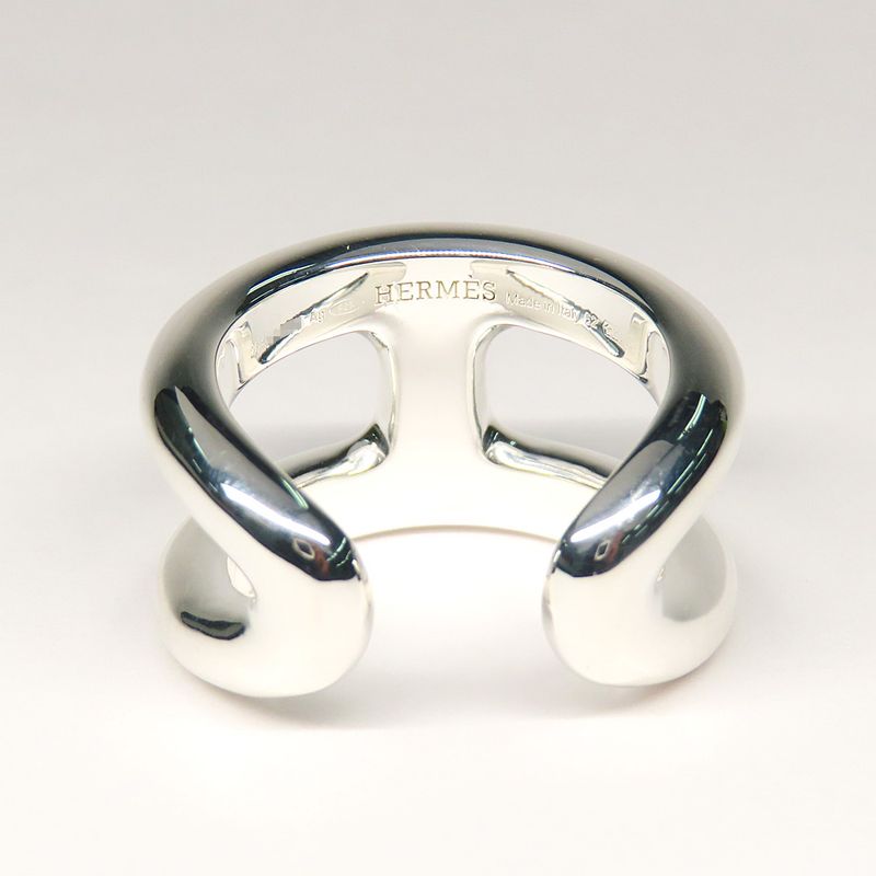 Hermes Ring Osmozu PM #52 No 12 Ag925 Hshape Silver - 2025 Ring
