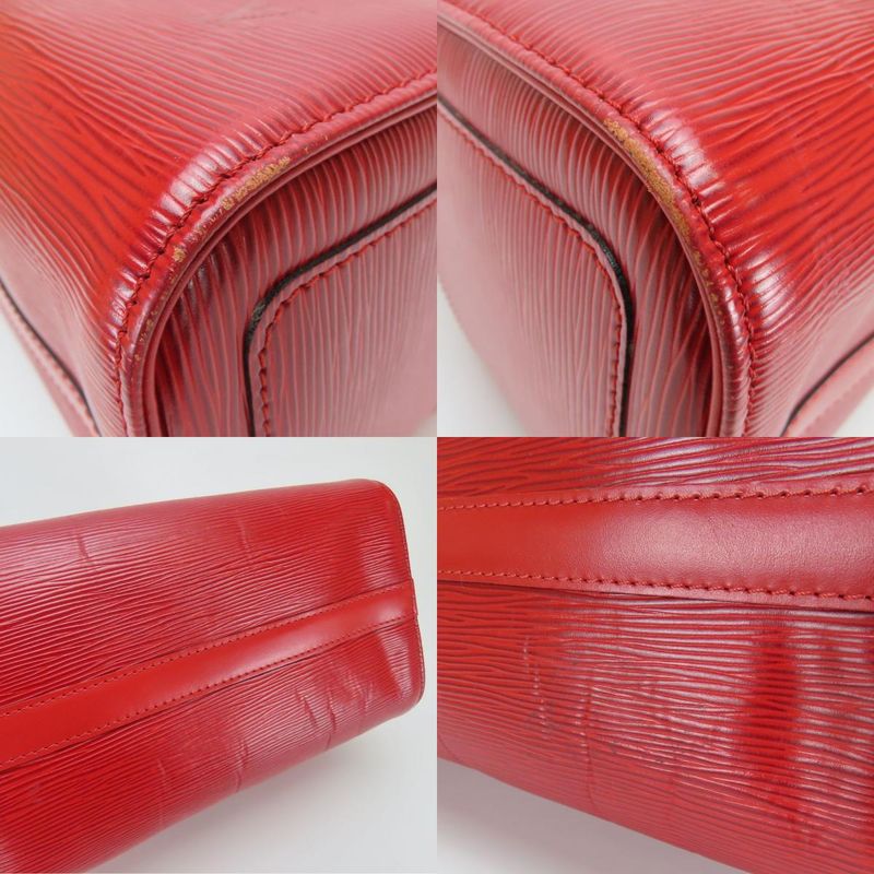 Louis Vuitton Handbag Speedy 25 M43017 Epi Leather Castilian Red Gold Hardware