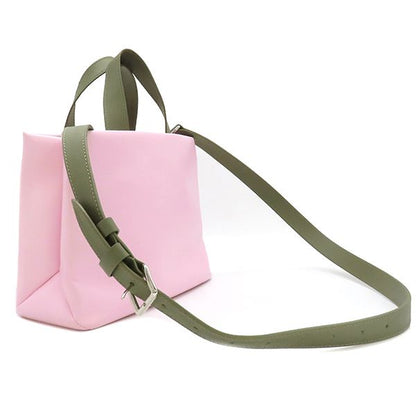 Louis Vuitton 2way Bag Shopper Tote Mini Cowhideleather Pink Silver Hardware