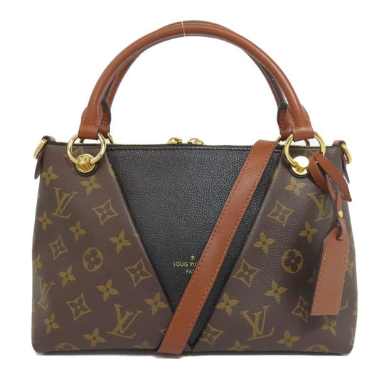 Louis Vuitton M43976 V Tote BB Handbag Monogram Canvas Women
