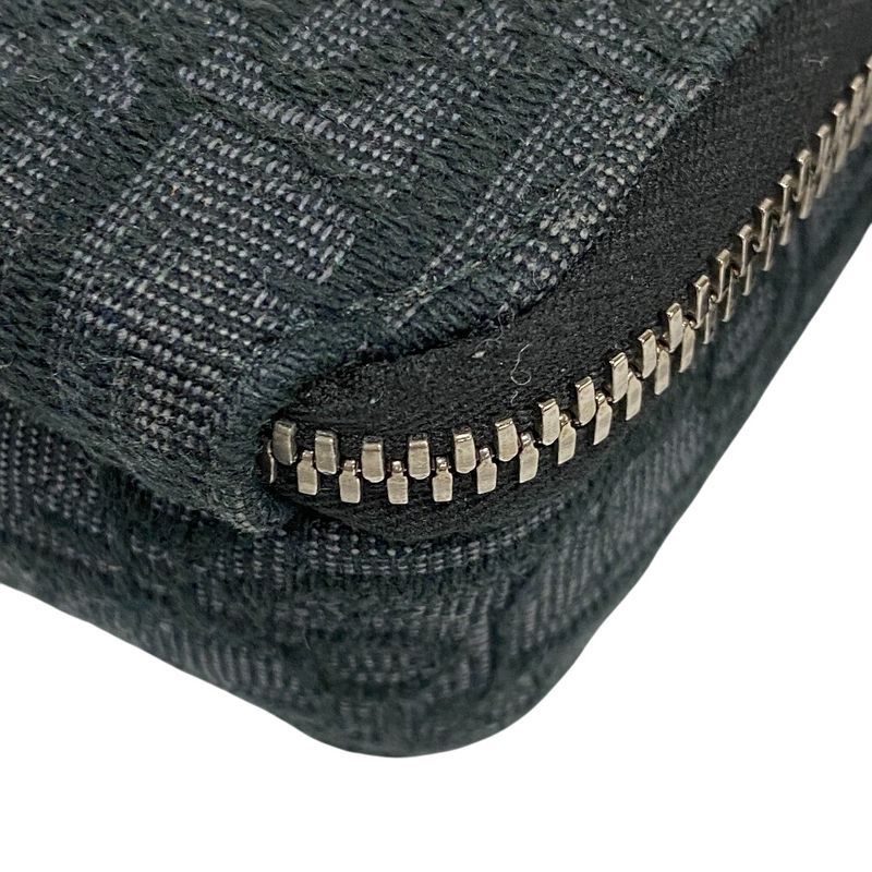 Christian DIOR Oblique Shoulder Bag Cabasn Diagonal Shoulder Brand Navy Women