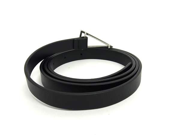 Bottega Veneta Leather Silver Hardware Belt Size 110cm (43.31in) 44IN