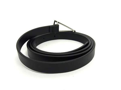 Bottega Veneta Leather Silver Hardware Belt Size 110cm (43.31in) 44IN