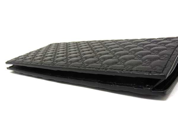 Gucci 307774 Guccissima Leather Foldable Long Wallet Dark Brown Ay8099