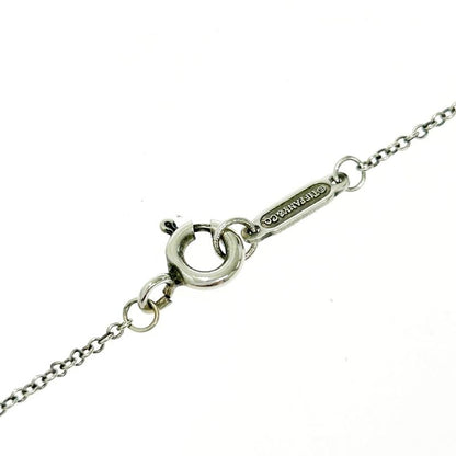 Tiffany & Co Silver Love Square Necklace 2.6g 925 Engraved 457122 Necklace