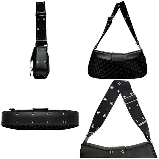 Christian Dior Shoulder Bag Street Chic Black