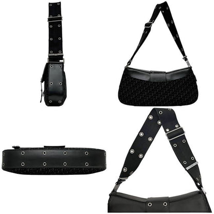 Christian Dior Shoulder Bag Street Chic Black
